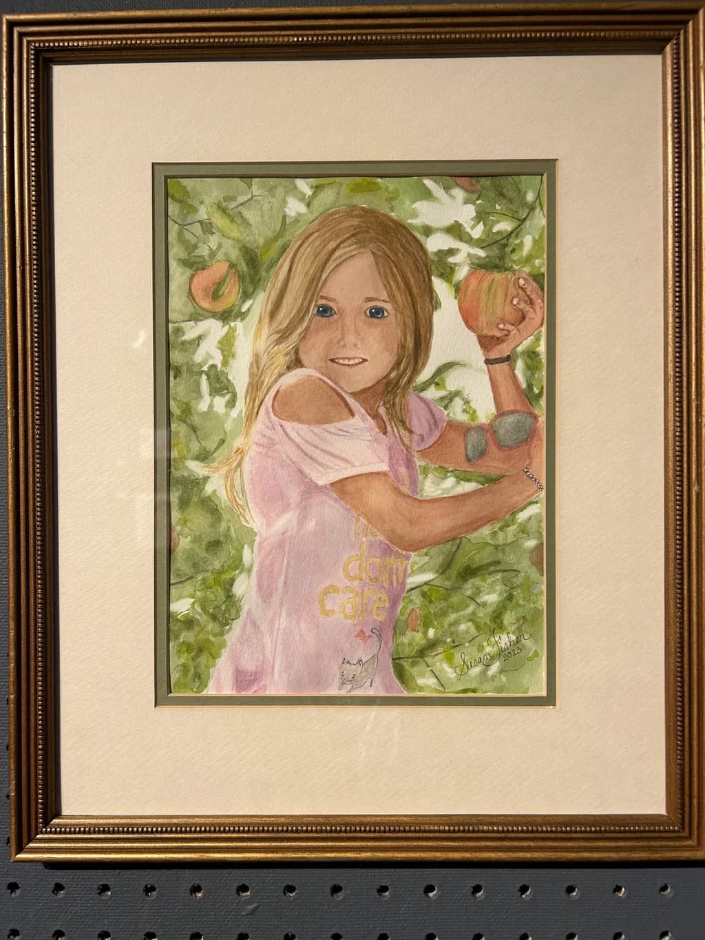 Girl with Apples
