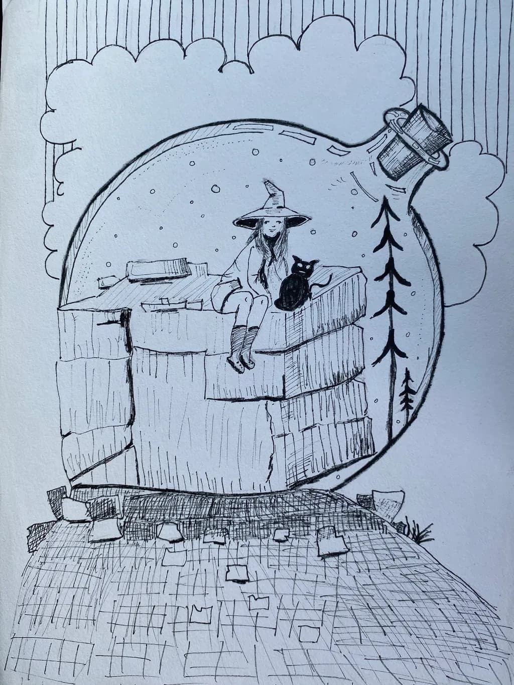 Witch in a Bottle