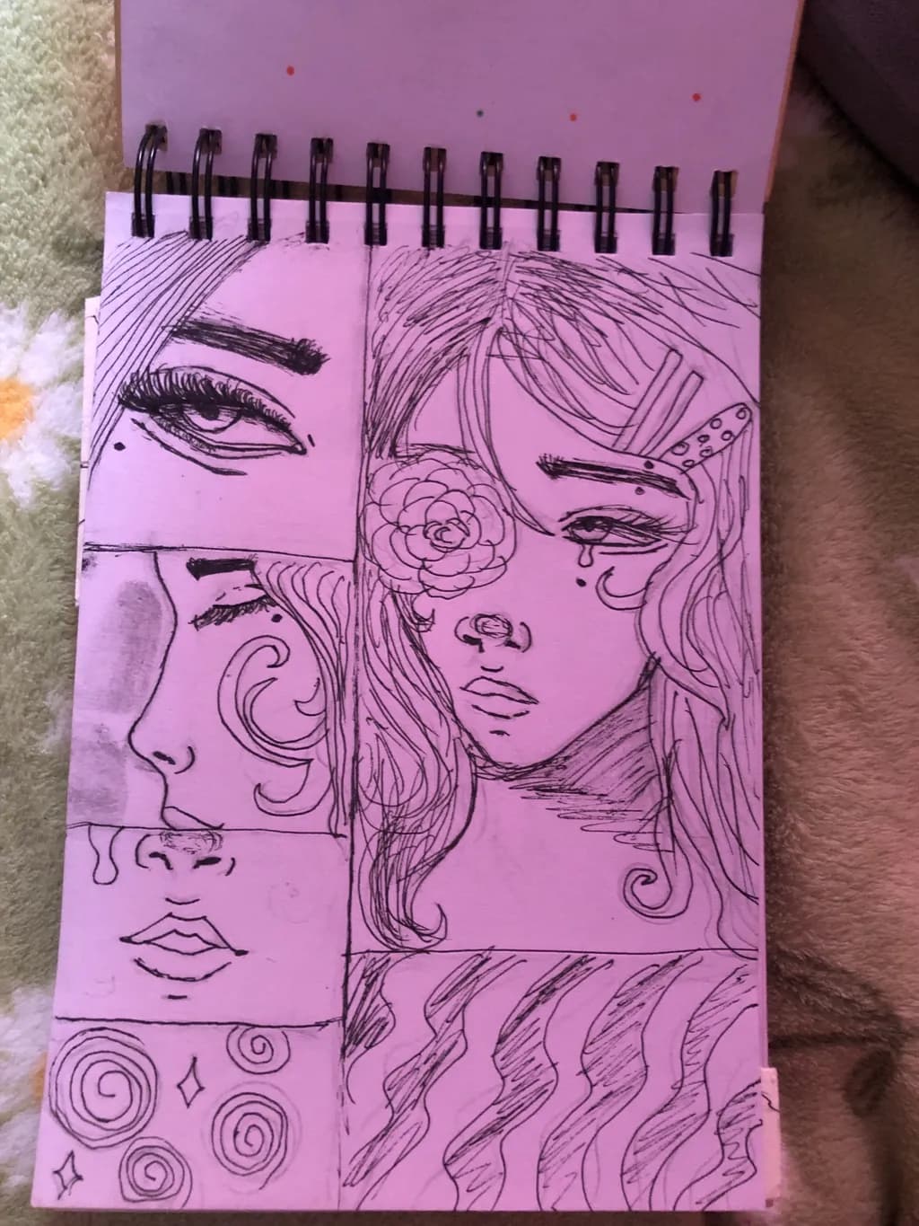 Sketchbook Faces Study
