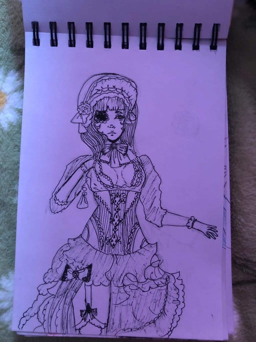 Victorian Costume Drawing