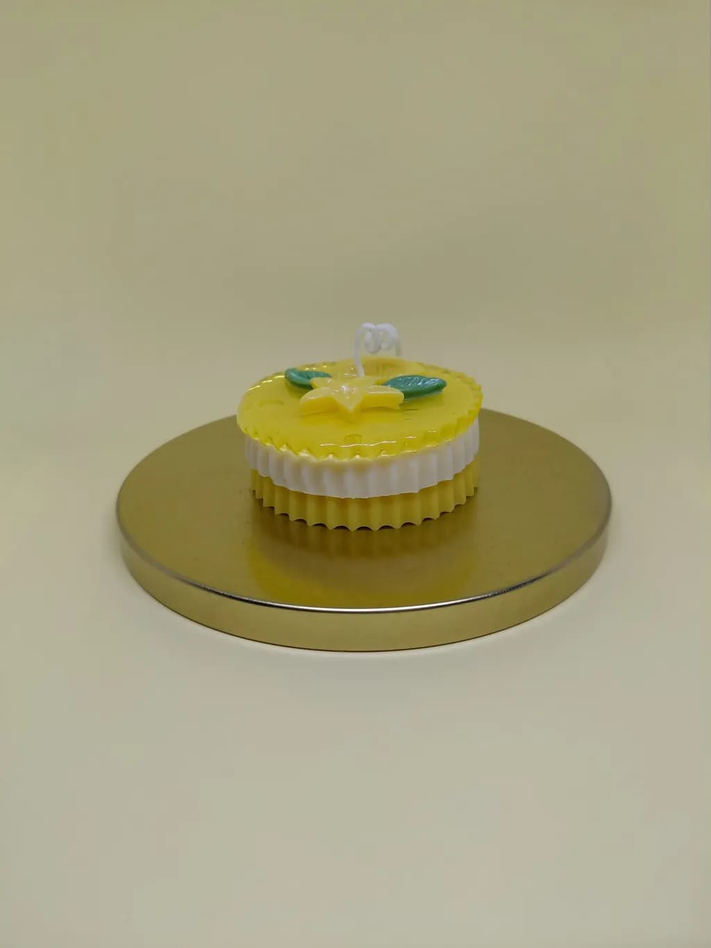 Yellow Star Candle
