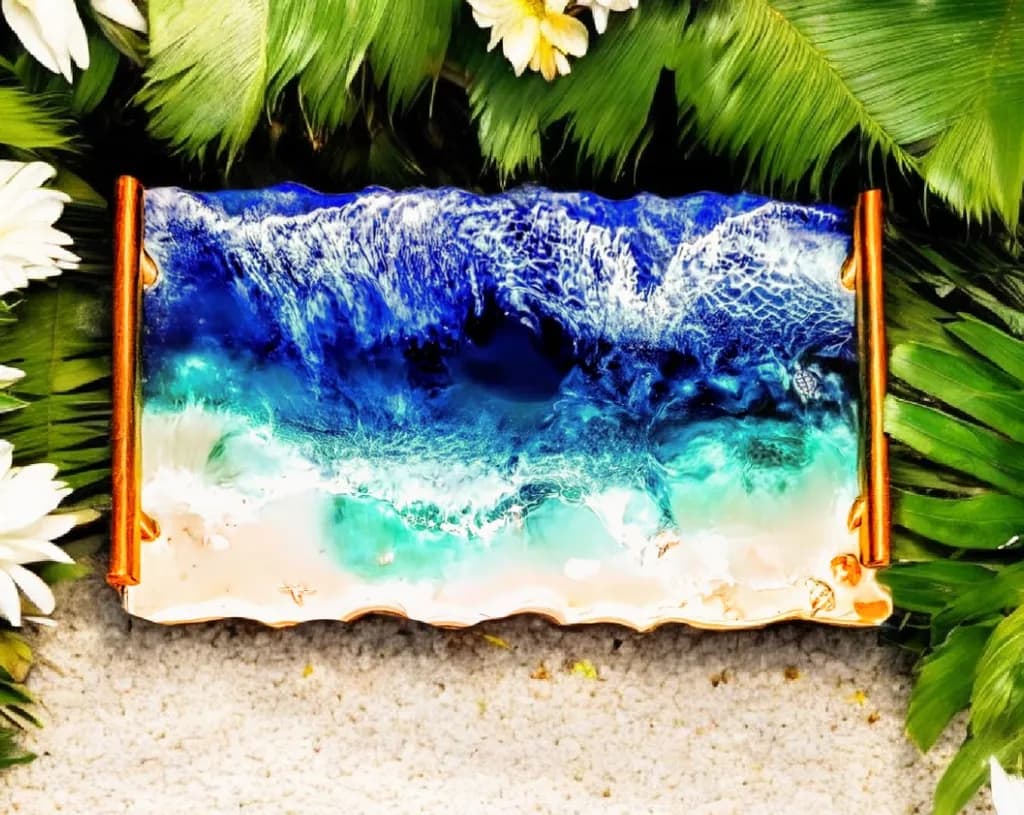 Ocean Wave Tray