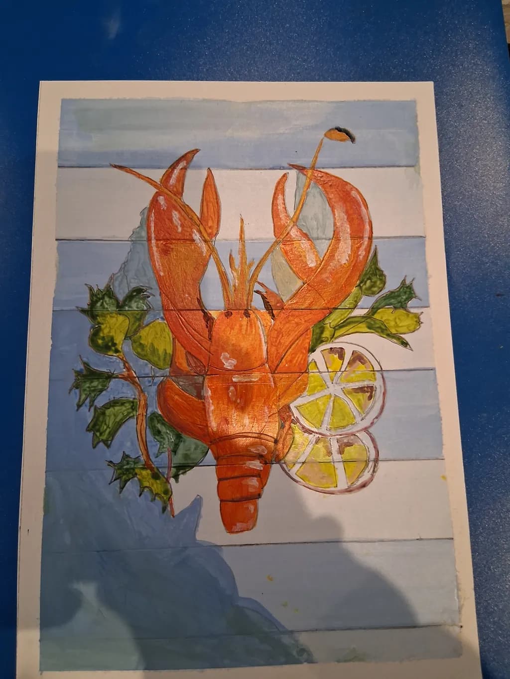 Lobster with Lemon Slices