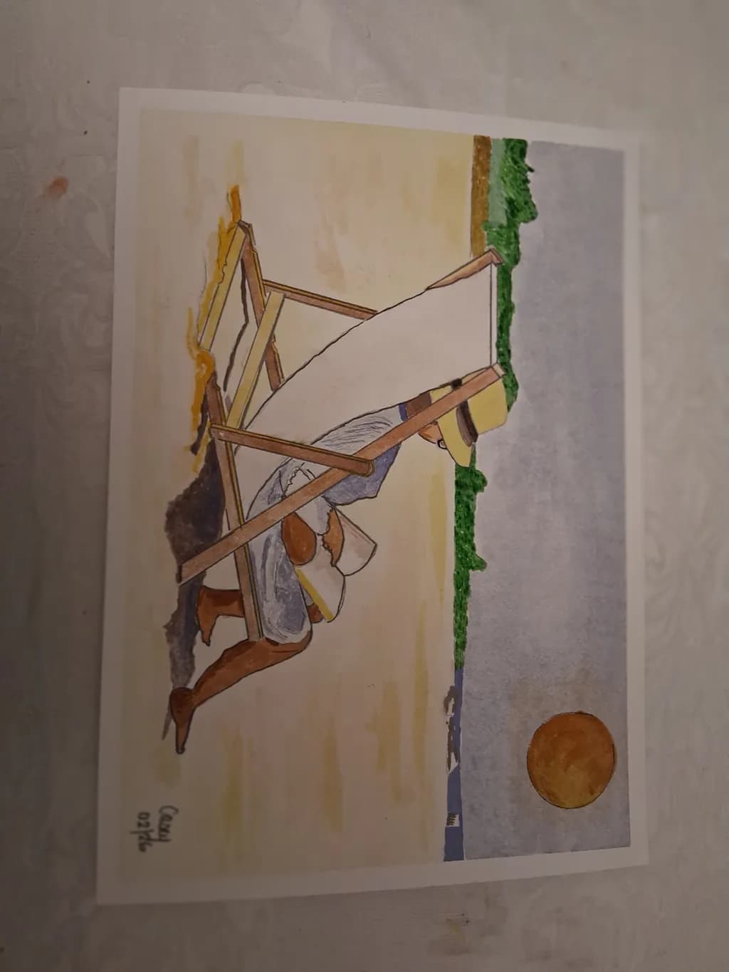 Beach Chair Sunset