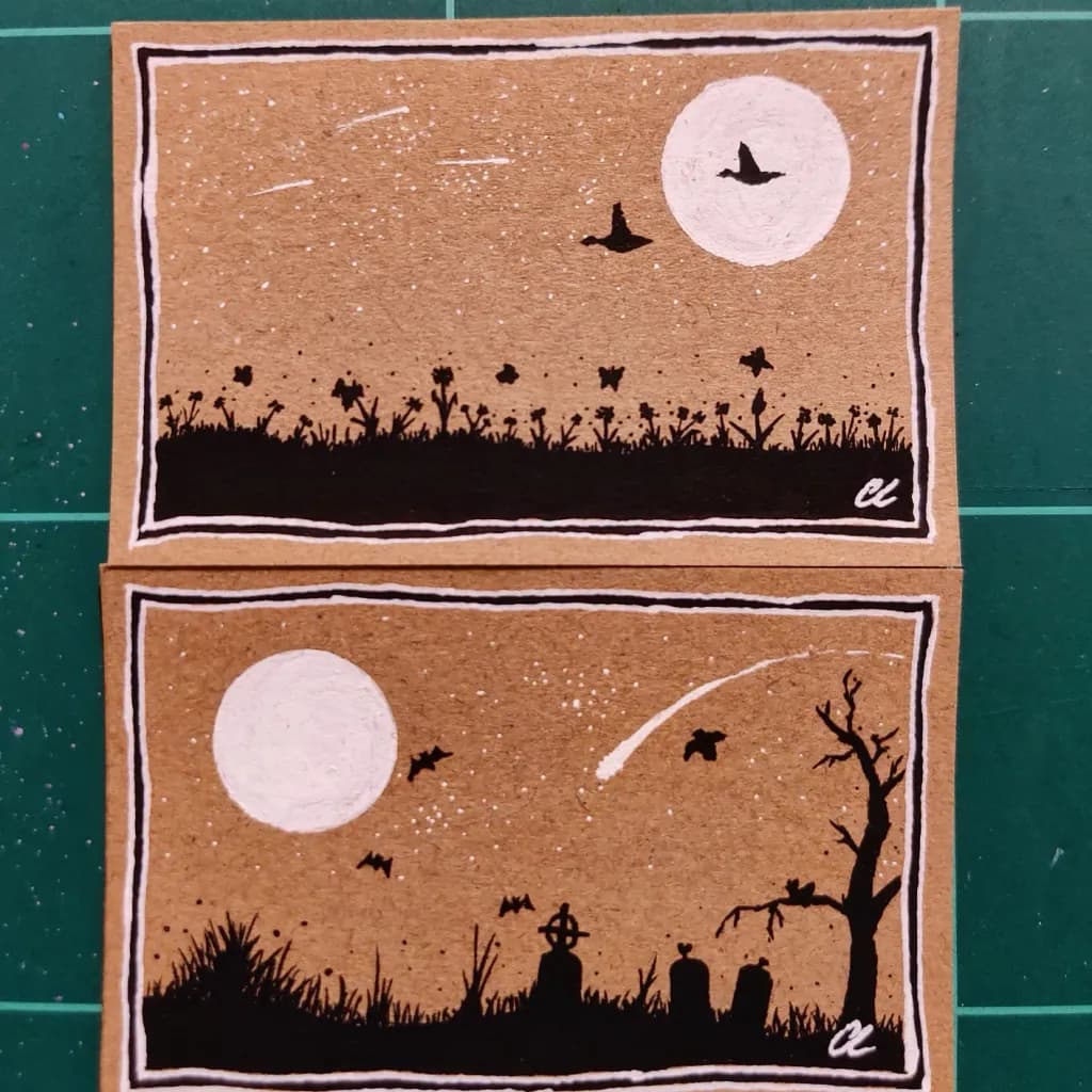 Moonlit Night Landscape