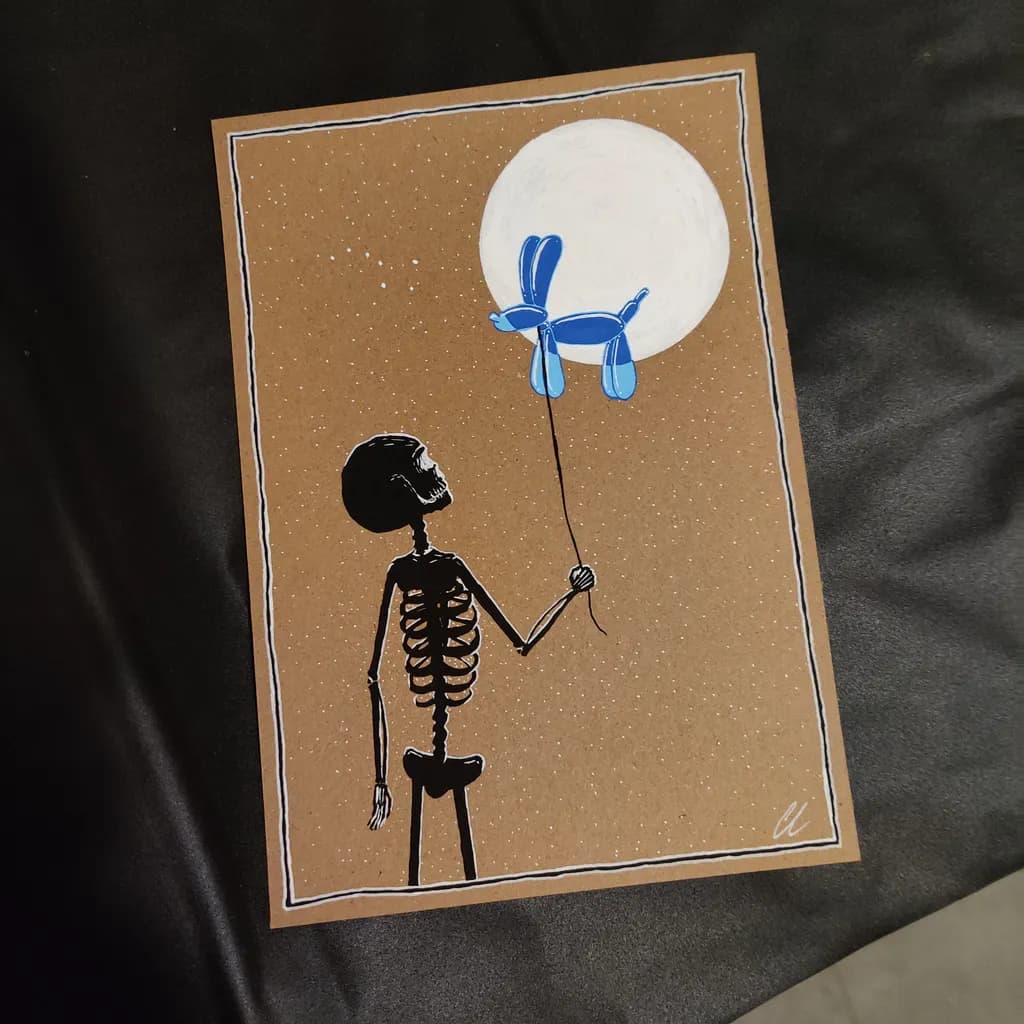 Moonlit Balloon Dog