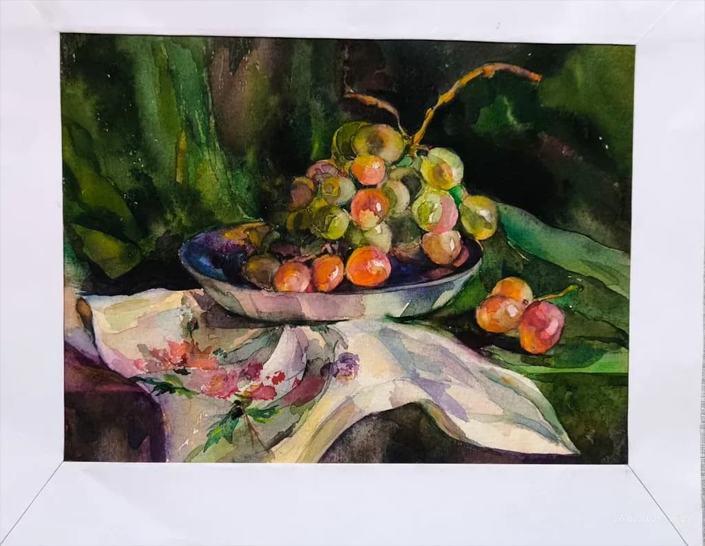 Grapes on Cloth