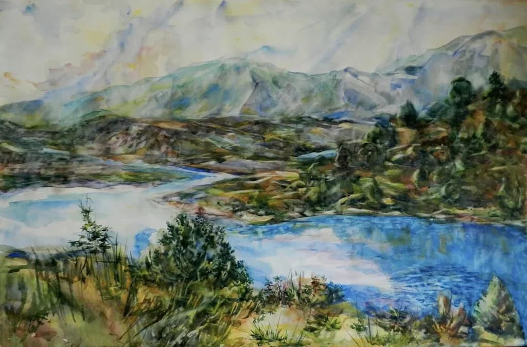 Mountain Lake View