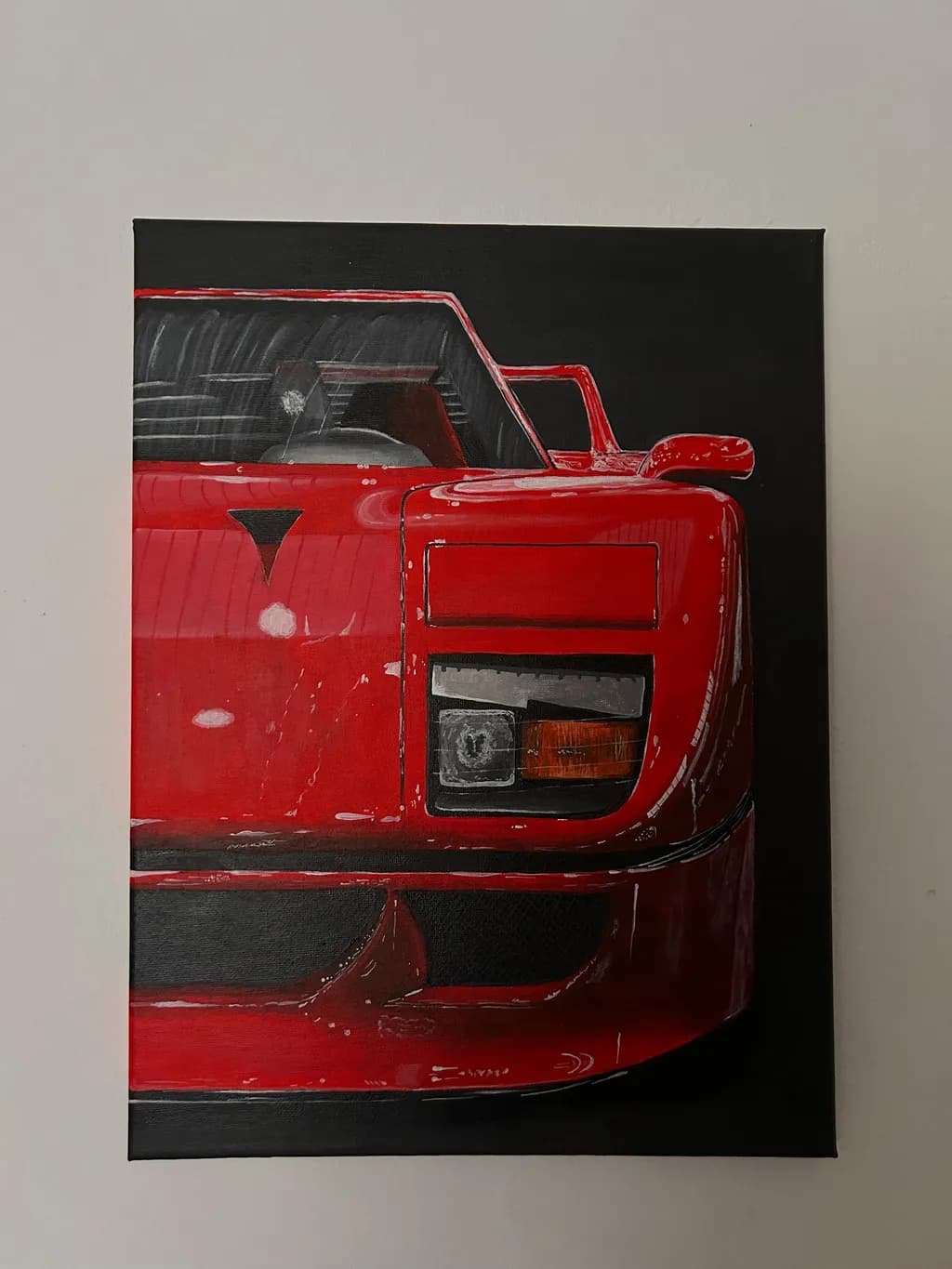 Red Car Front
