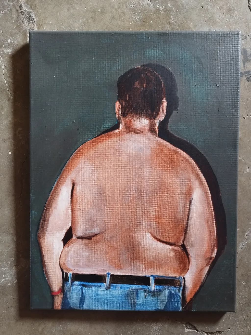 Male Back Portrait