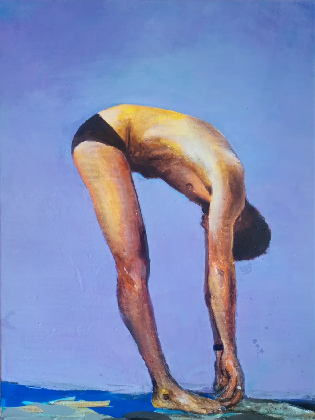 Figure Stretching Pose