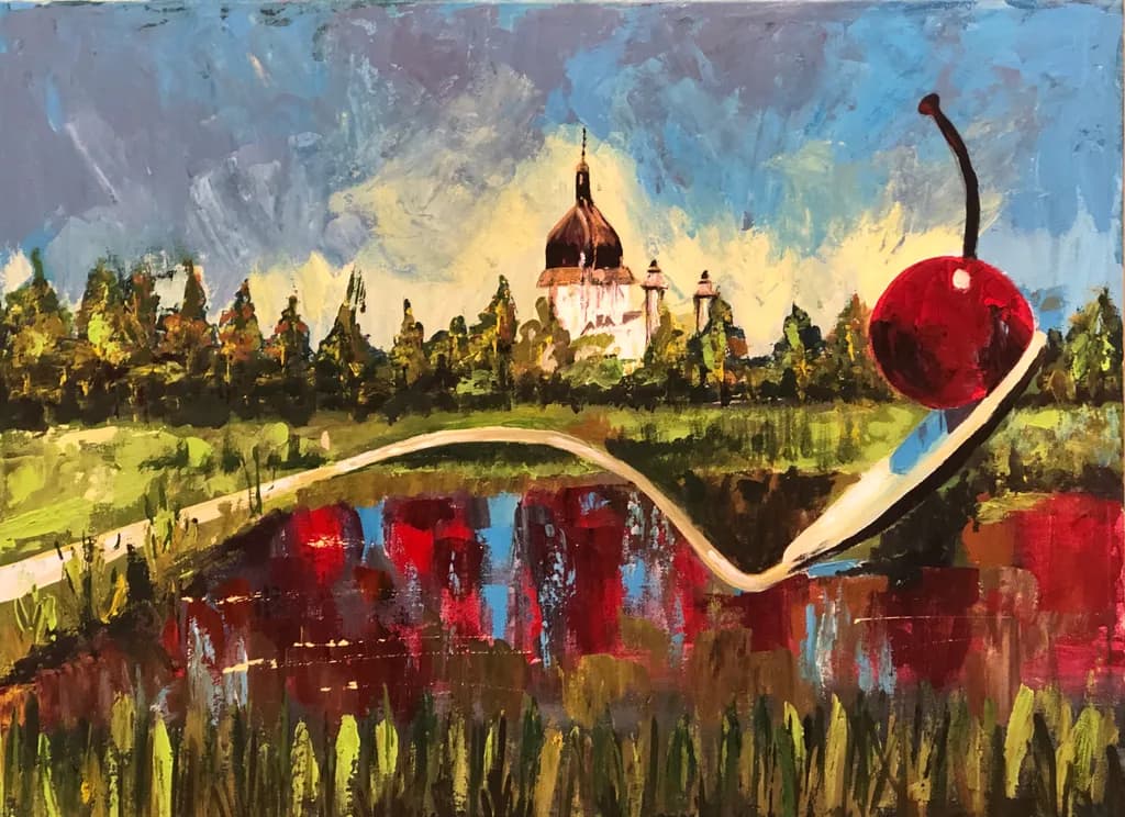 Cherry on the Pond
