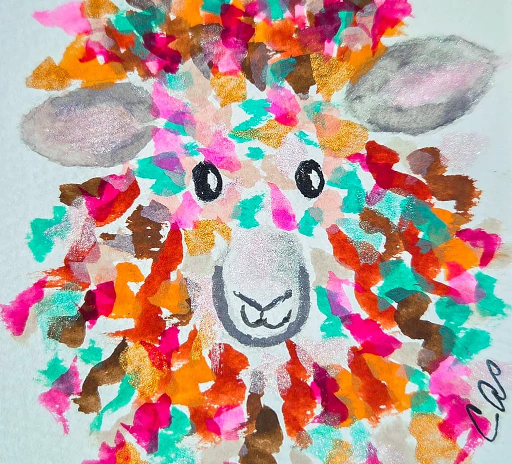 Sheep Head Close-Up