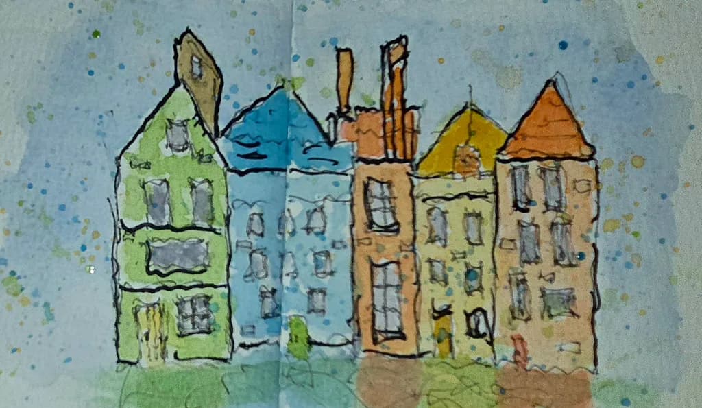 Colorful Row Houses