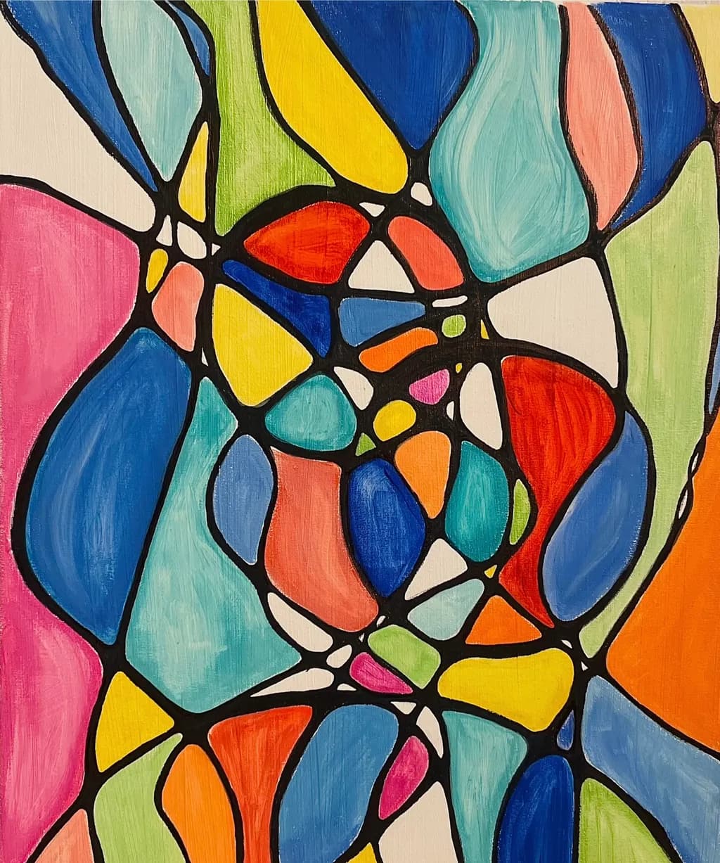 Colorful Mosaic Abstract