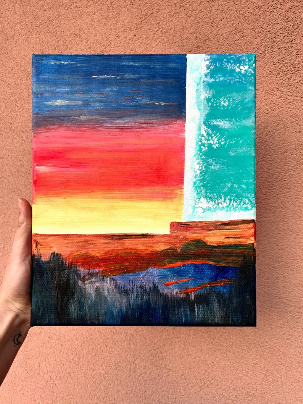 Sunset Landscape Panel