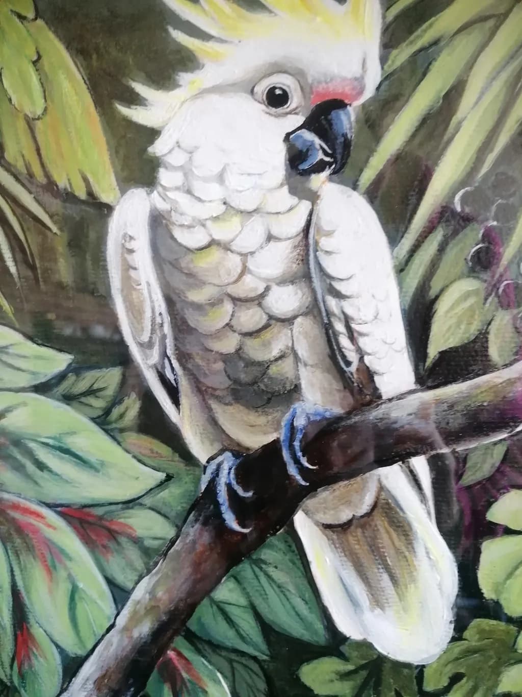 Tropical Cockatoo Perch