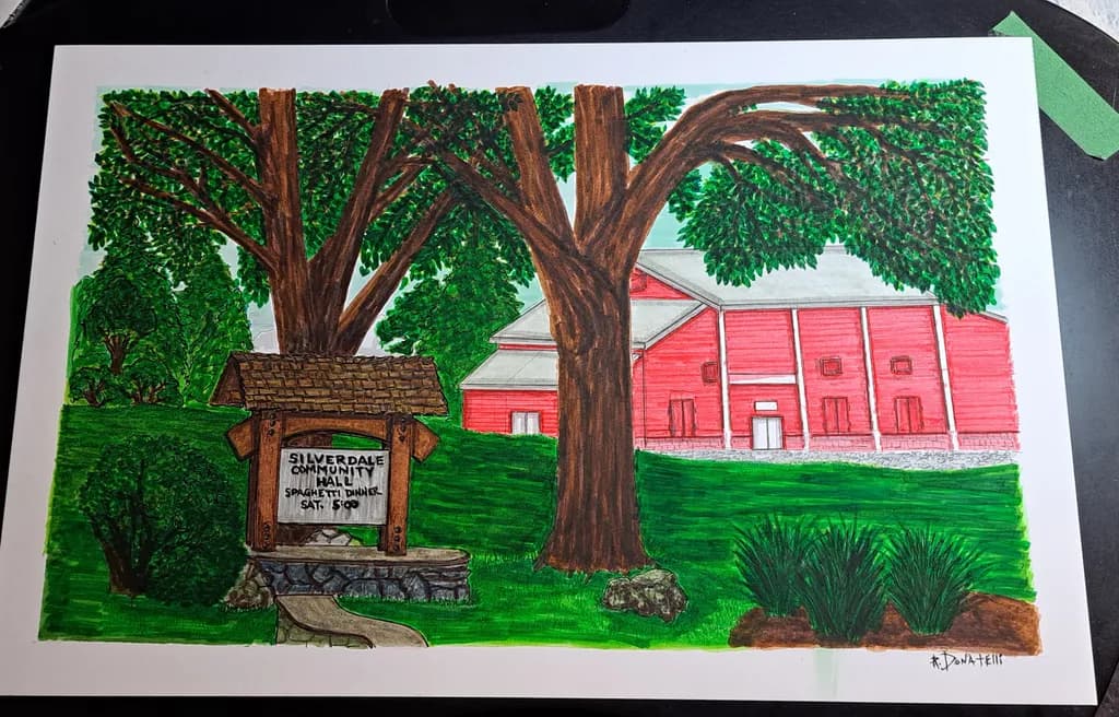 Community Barn Landscape