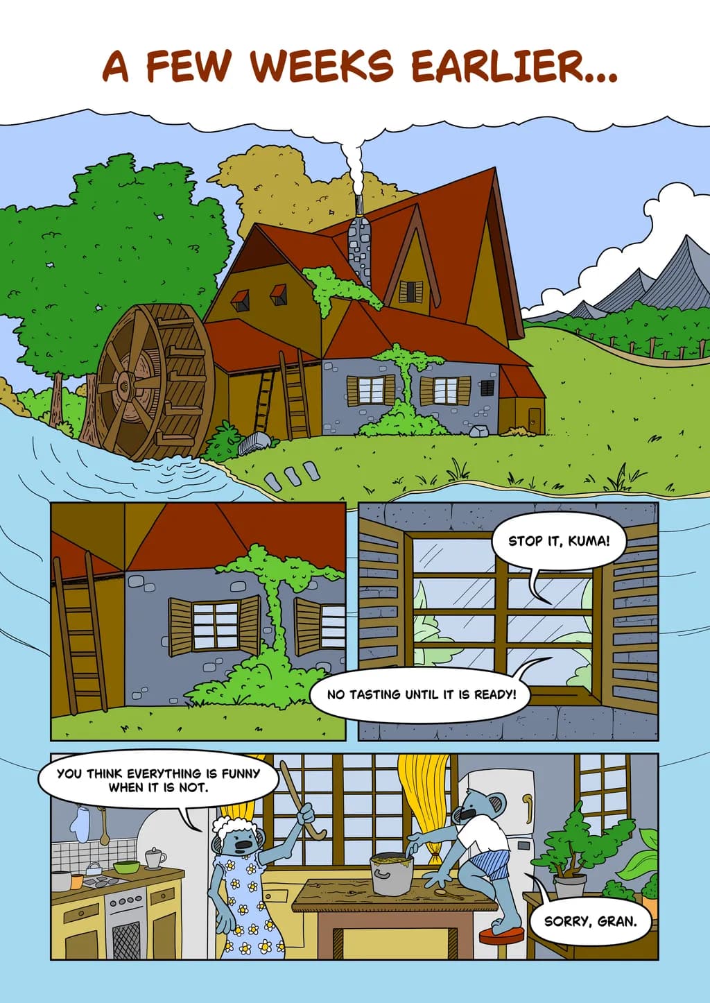 Waterwheel House Dialogue