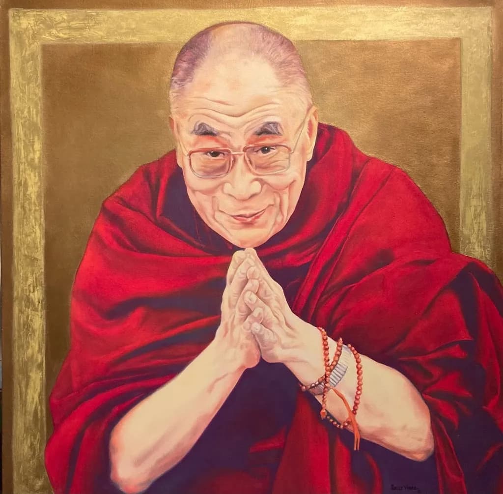 Portrait in Red Robe
