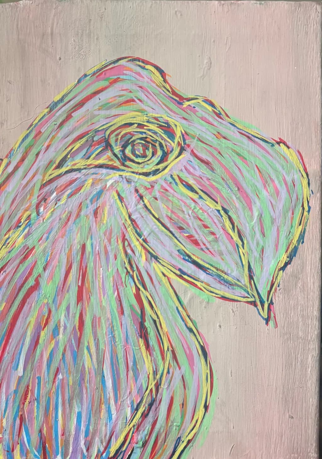 Colorful Bird Profile