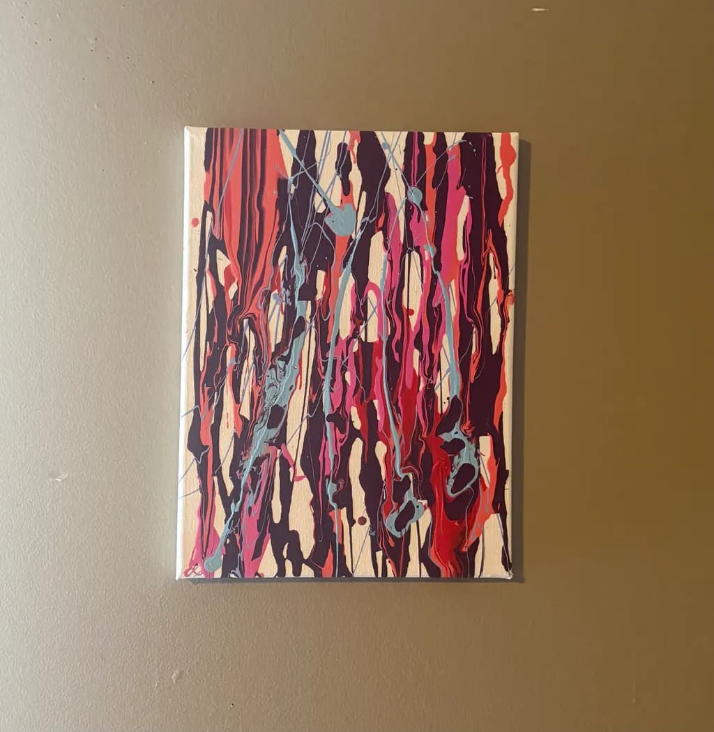 Drip Canvas Abstract