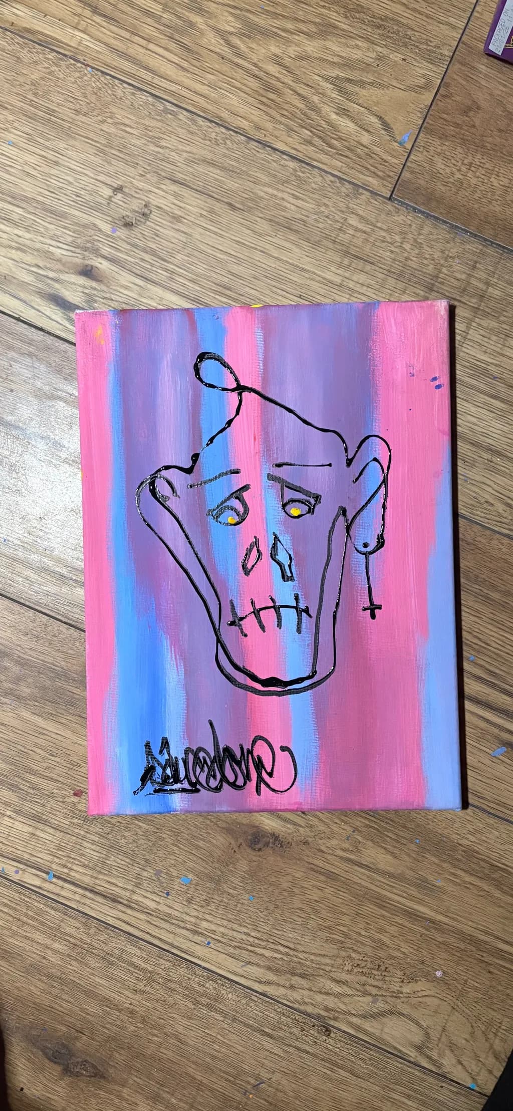 Abstract Skull Portrait