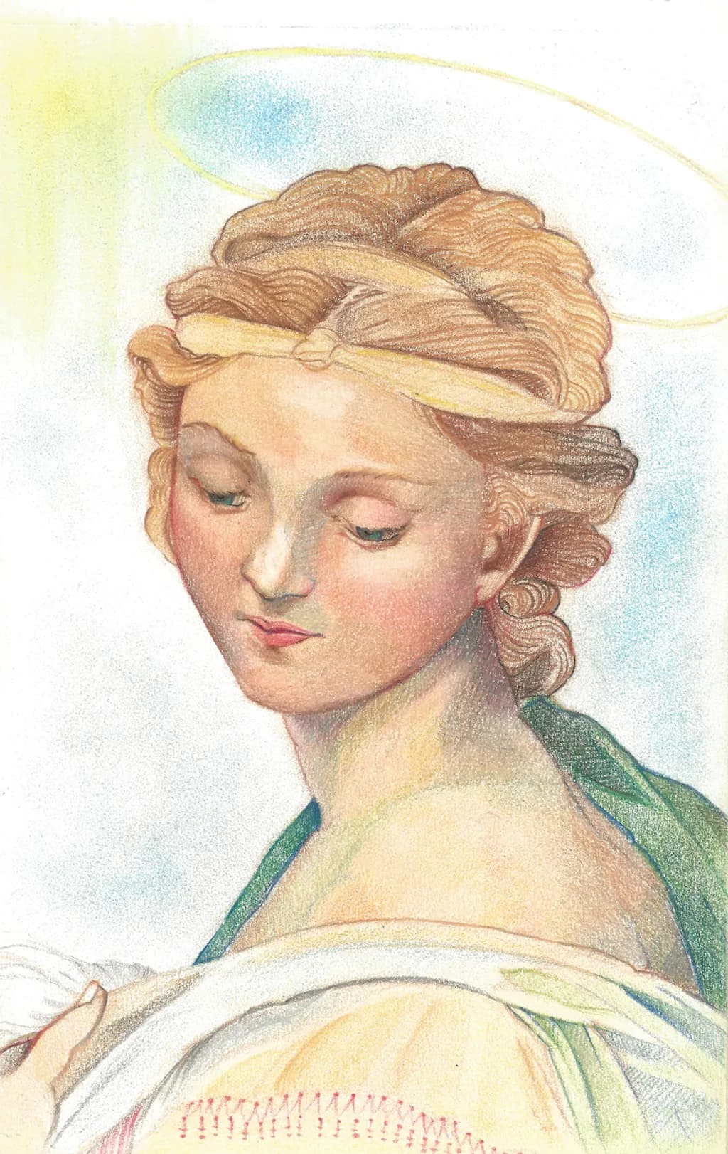 Santa Barbara (dalla Madonna Sistina di Raffaello)