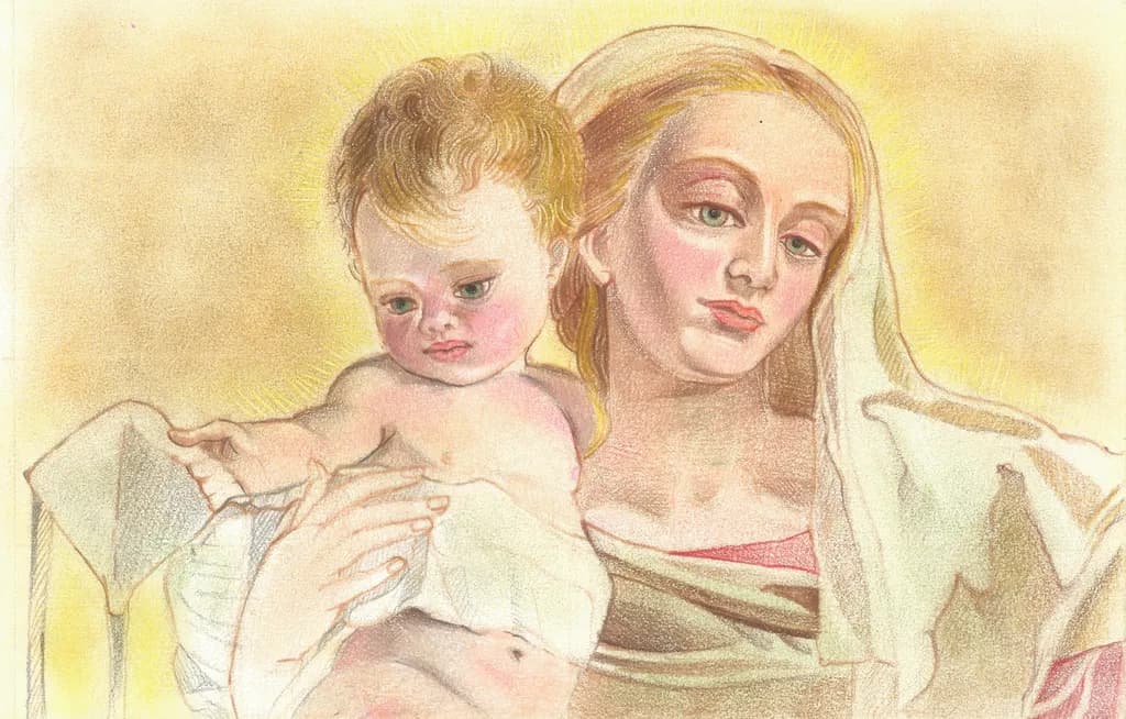Madonna del Carmine (Particolare dalla tela di Giambattista Tiepolo)