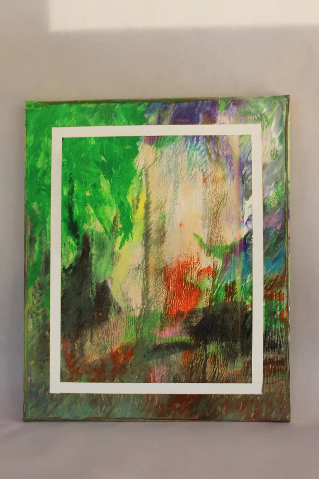 Framed Forest Scene