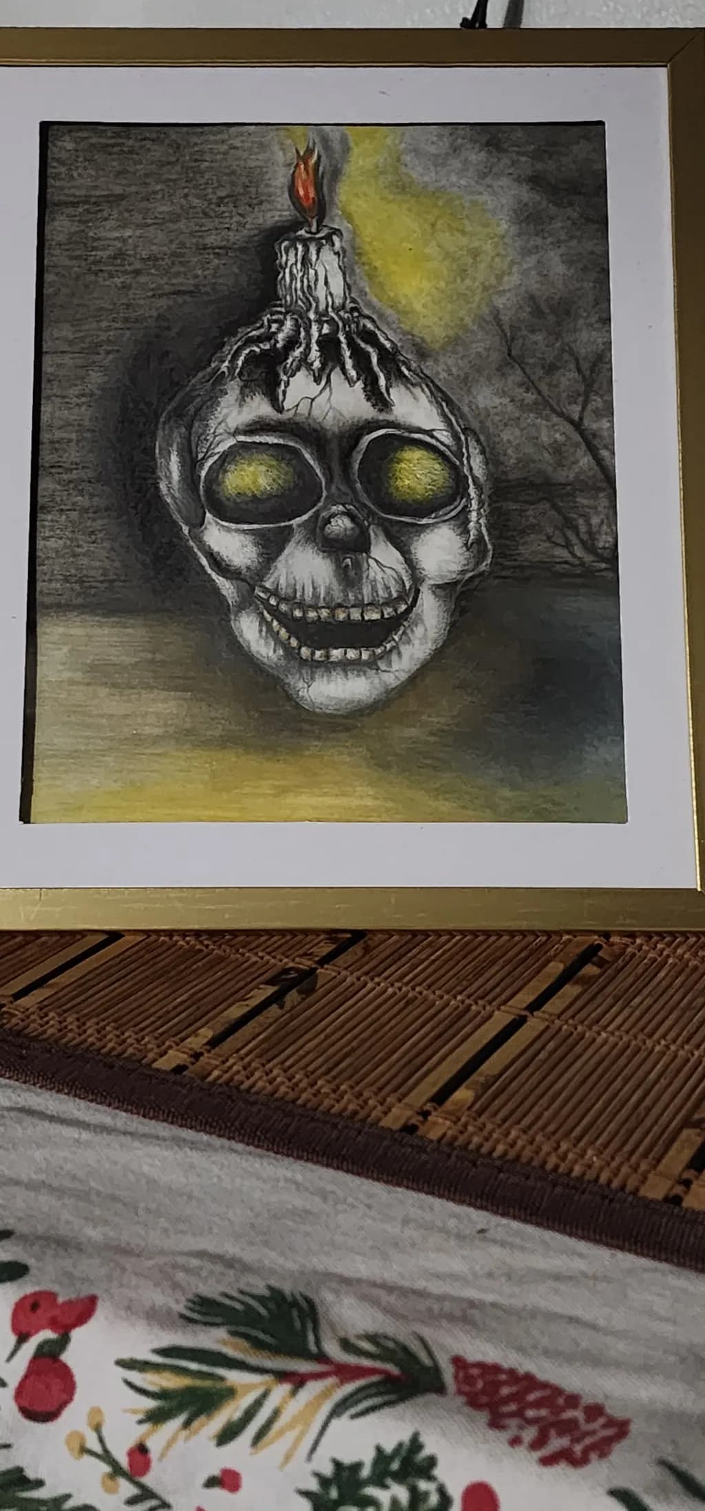 Skull Candle Glow