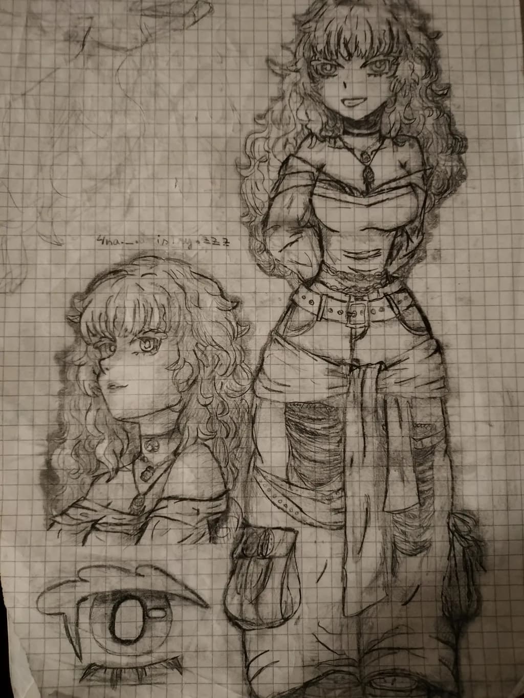Curly-Haired Character Study
