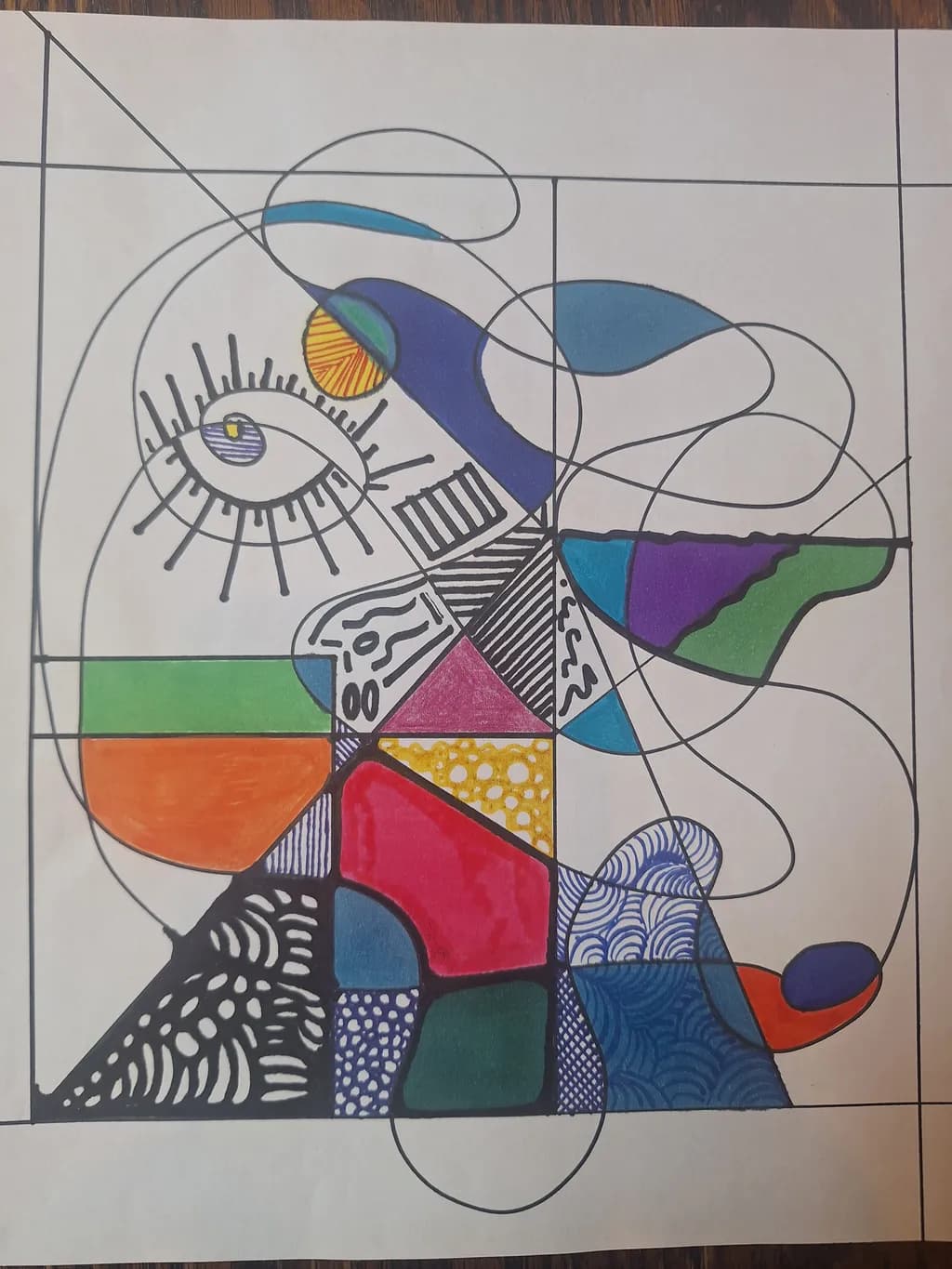 Abstract Lines Composition