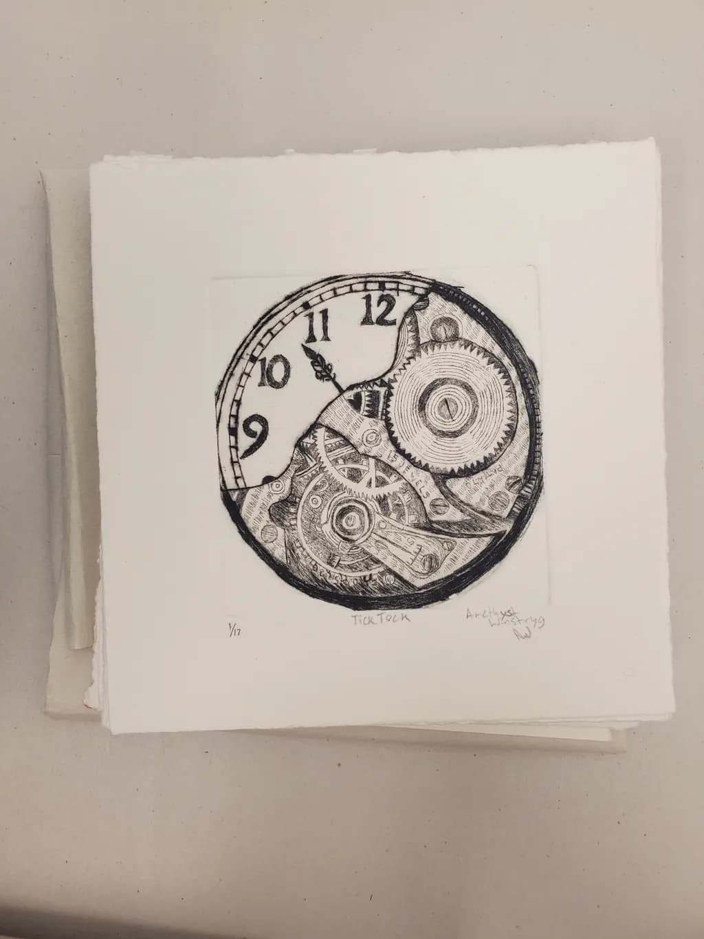 Clock Gears Close-Up