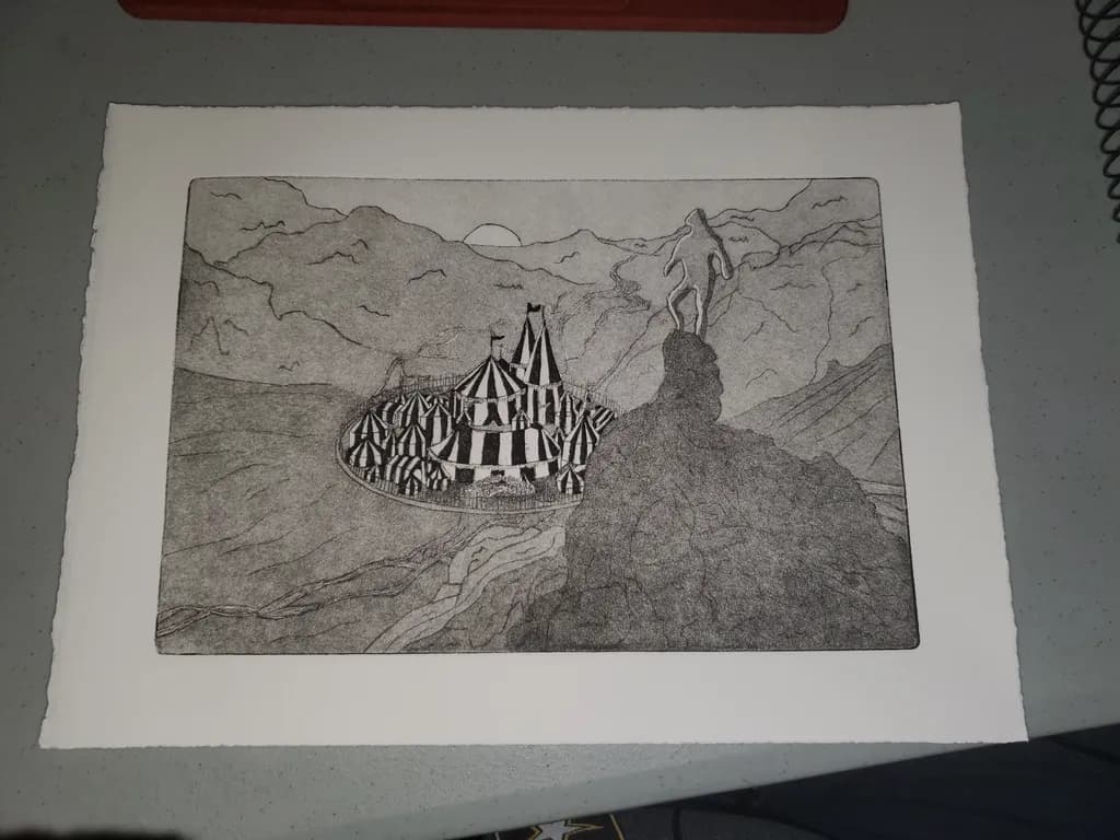 Circus Tents and Mountains