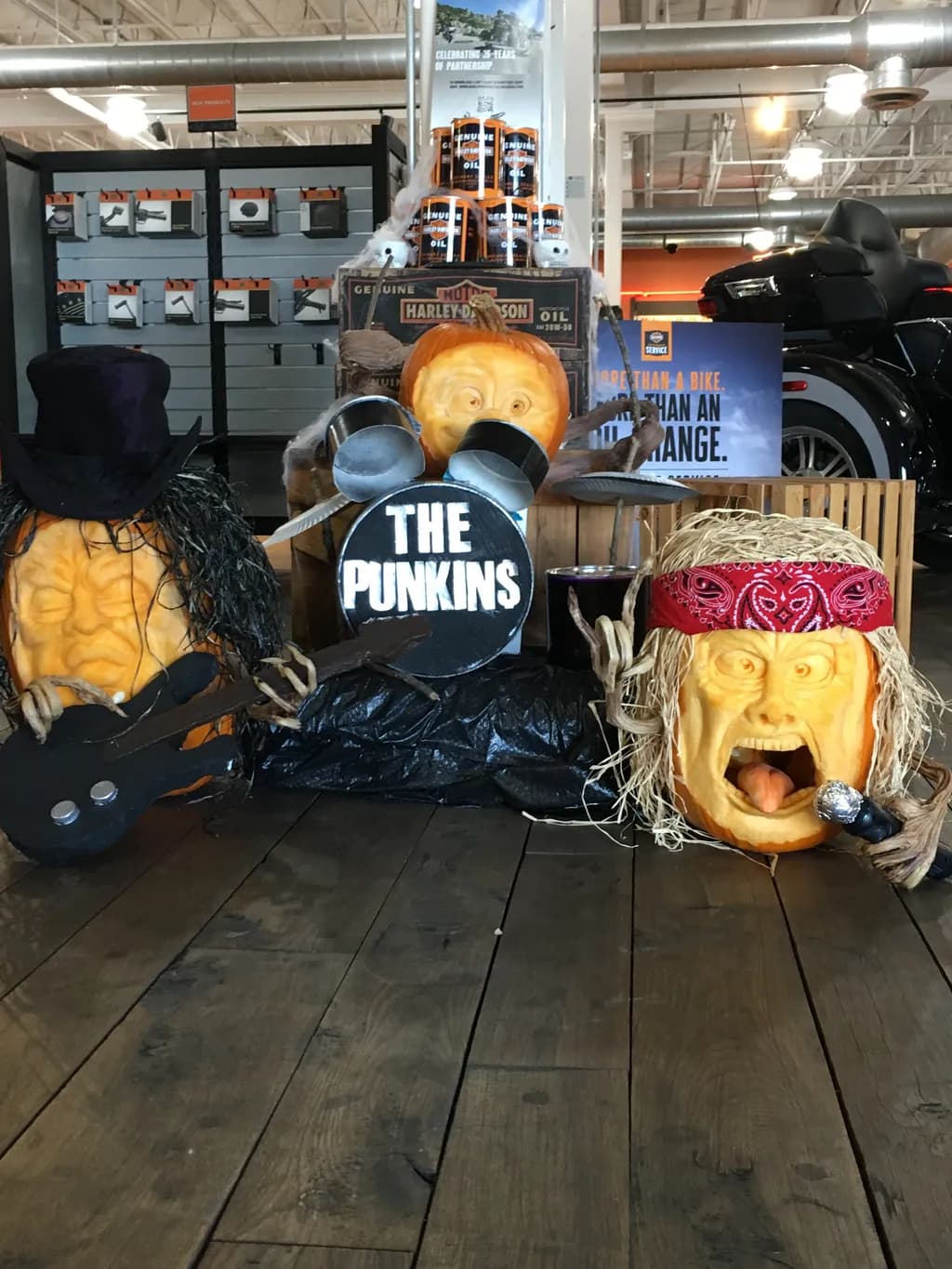 Pumpkin Band Rockstars