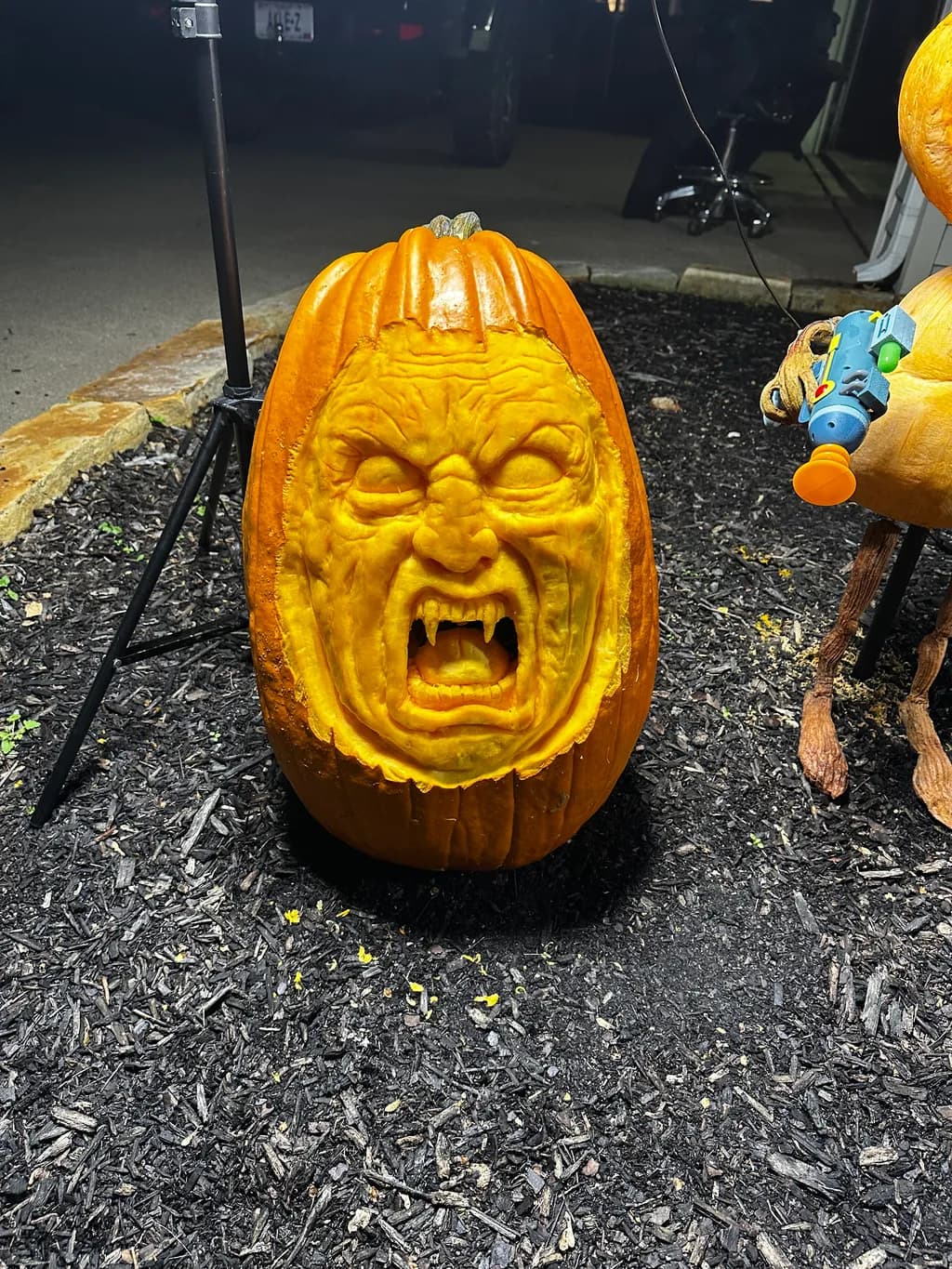 Vampire Pumpkin Face