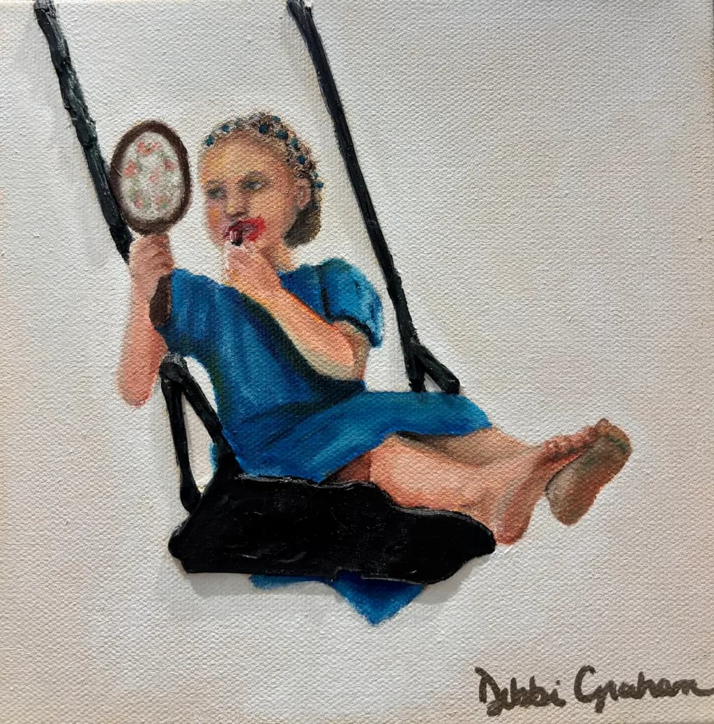 Girl on Swing