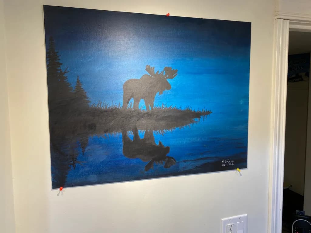 Moose Reflection