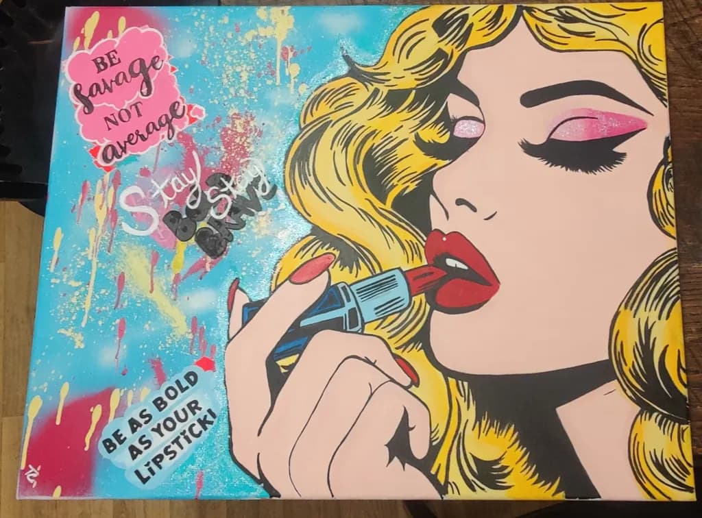 Bold Lipstick Statement