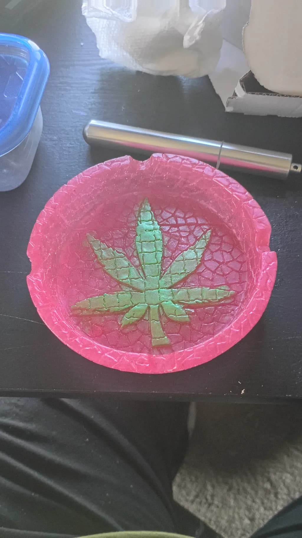 Green Leaf Ashtray