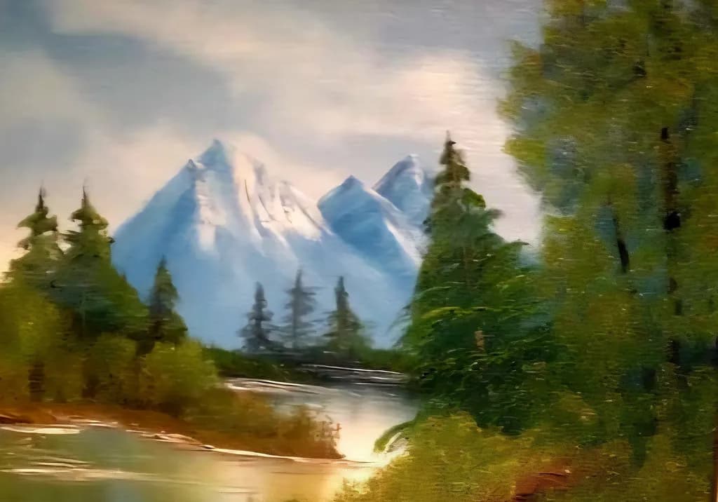 Mountain River Forest