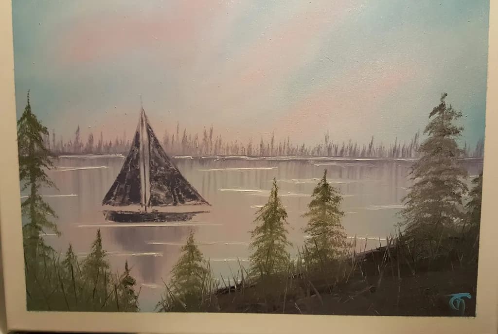 Sailboat on Lake