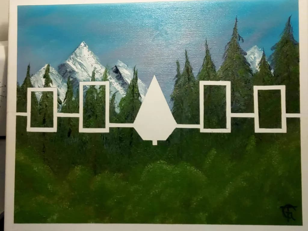 Mountain Forest Geometry