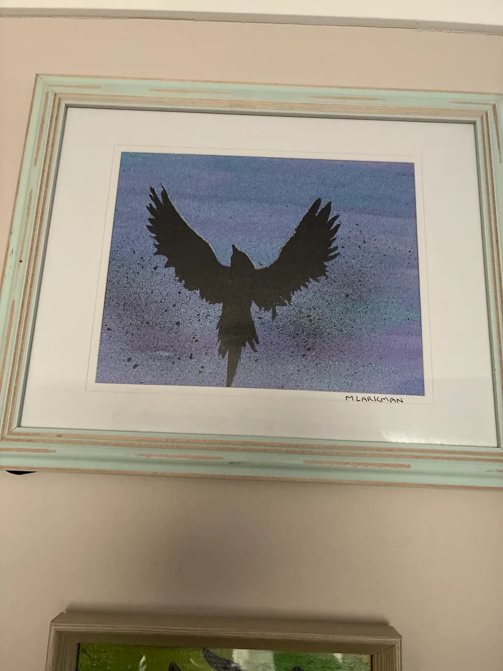 Soaring Crow Silhouette