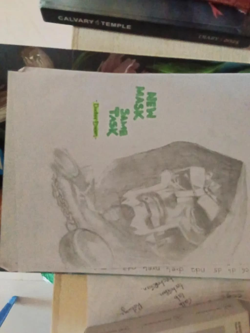 Mask Men Drawing