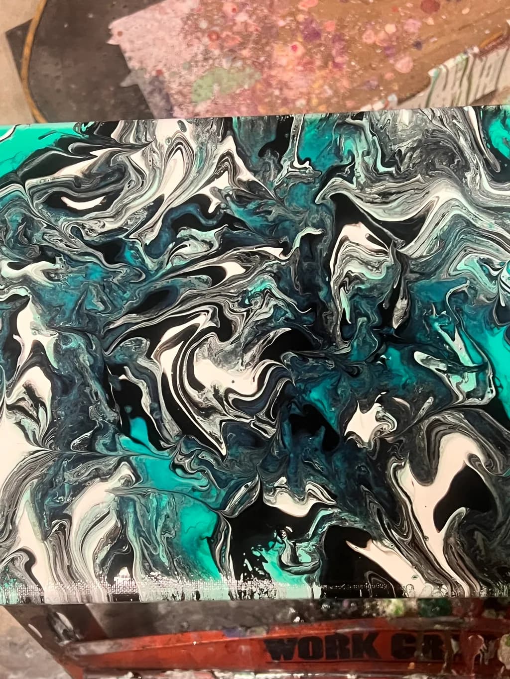 Abstract Swirl Composition