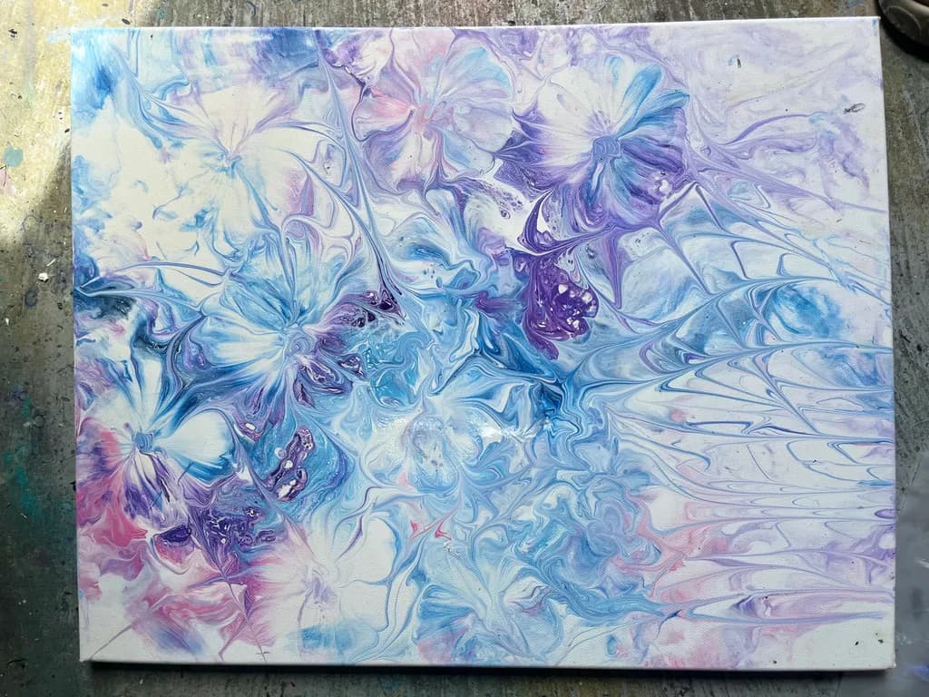 Floral Swirl Canvas