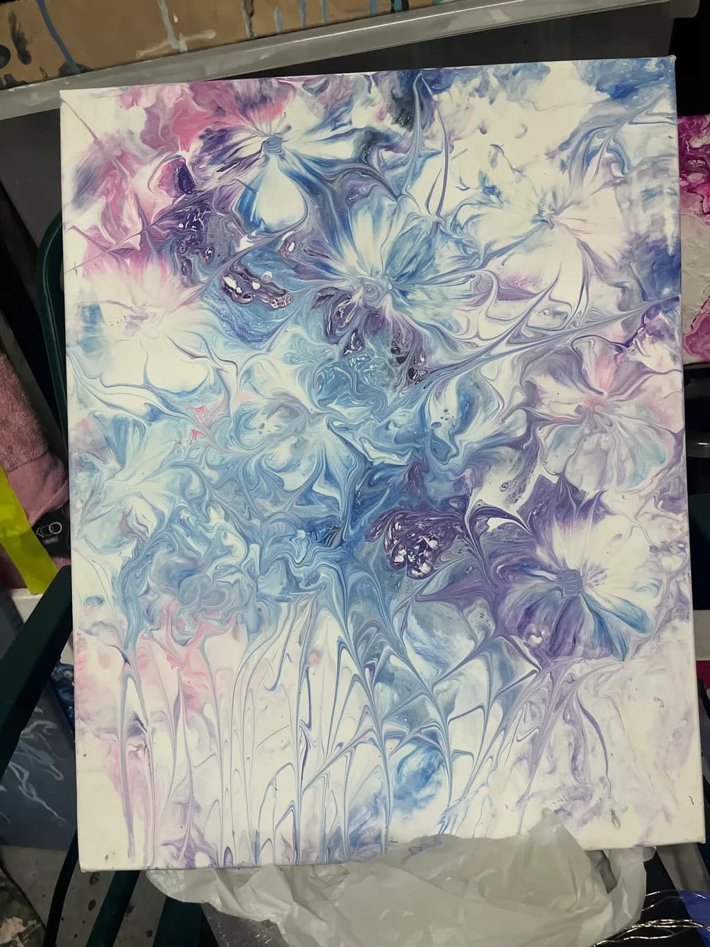 Marble Swirl Canvas