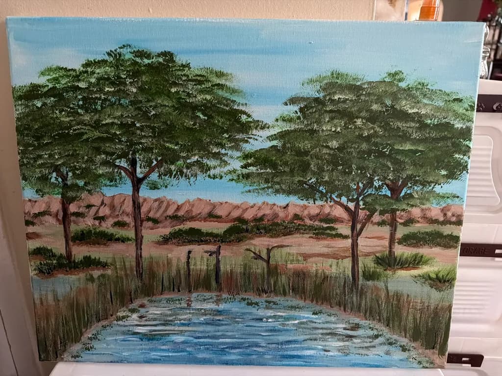 Trees by the Pond